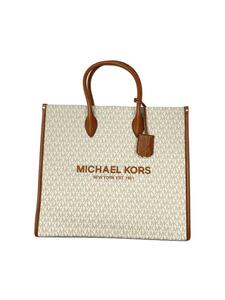 MICHAEL KORS◆トートバッグ/PVC/ホワイト/総柄/35F2G7ZT3B