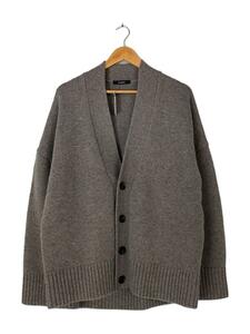 CINOH◆21AW/OVERSIZE CARDIGAN/カーディガン(厚手)/46/ウール/グレー/21WKN307