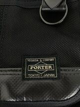 PORTER◆HEAT/ヒート/SHOULDER BAG/ショルダーバッグ/ナイロン/ブラック/703-06974_画像5