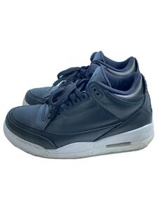 NIKE◆AIR JORDAN 3 RETRO/エアジョーダンレトロ/ブラック/136064-020/26cm/BLK