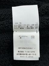 HOMME PLISSE ISSEY MIYAKE◆カーディガン(薄手)/-/ポリエステル/BLK/無地/HP33KC210_画像4