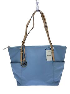 MICHAEL KORS◆トートバッグ/レザー/BLU/無地/35T2STTT8L