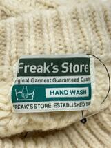 FREAK’S STORE◆フィッシャーマンニットプルオーバー/アランセーター/FREE/ウール/CRM/332-888-02520_画像3