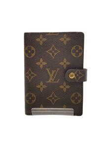 LOUIS VUITTON◆アジェンダPM_モノグラム_BRW/PVC/BRW/総柄/レディース