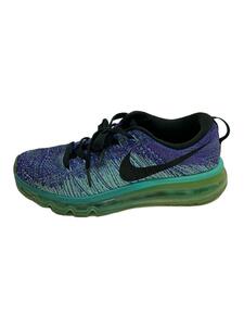 NIKE◆FLYKNIT MAX_フライニット マックス/24cm/BLU/コットン