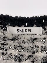 SNIDEL◆ジャケット/one/ナイロン/BLK/総柄/SWNT224112_画像3