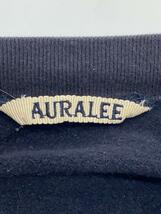 AURALEE◆長袖Tシャツ/3/コットン/NVY/無地/A6APO1SU/色褪せ有_画像3