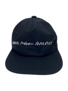 MM6◆20SS/ベースボールキャップ/-/ポリエステル/BLK/無地/レディース/S32TC0102 S528//