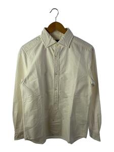 Nigel Cabourn◆BRITISH OFFICERS SHIRT/長袖シャツ/48/コットン/WHT/8002-00-1000//