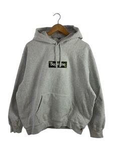 Supreme◆2023/NIGO/Box Logo Hooded Sweatshirt/パーカー/L/コットン/グレー//