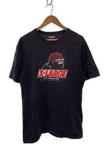 X-LARGE◆Tシャツ/L/コットン/BLK/総柄