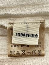 TODAYFUL◆Embroidery Gauze Dress/長袖ワンピース/36/コットン/WHT/12010322_画像3