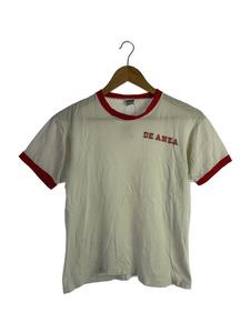 Champion◆Tシャツ/M/コットン/WHT/無地