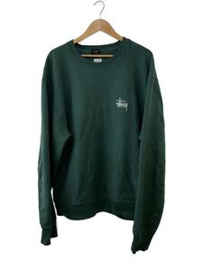 STUSSY◆スウェット/XL/コットン/GRN