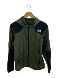 THE NORTH FACE◆ANYTIME WIND HOODIE_エニータイムウインドフーディー/L/ナイロン/KHK