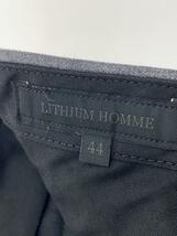Lithium homme◆GREY MOHAIRWOOL TROUSERS/44/ウール/GRY/無地/LH30-0314_画像4