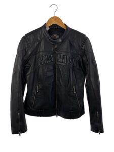 HARLEY DAVIDSON◆シングルライダースジャケット/XL/レザー/BLK