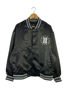 HUF◆スカジャン/XL/コットン/BLK/JK00409