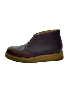 Clarks◆チャッカブーツ/26cm/BRW/レザー/26112665