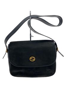 GUCCI◆ショルダーバッグ/レザー/BLK/無地/001/256/1223