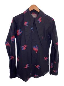 Vivienne Westwood MAN◆SPRAY ORB/ハルスカラーシャツ/2190222/ブラック/48