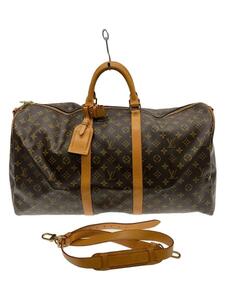 LOUIS VUITTON◆キーポル50_モノグラム・キャンバス_BRW/PVC/BRW