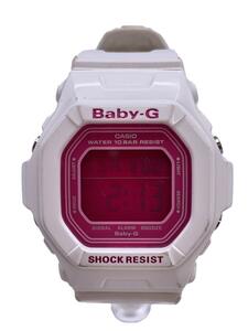 CASIO◆クォーツ腕時計・Baby-G/デジタル/WHT