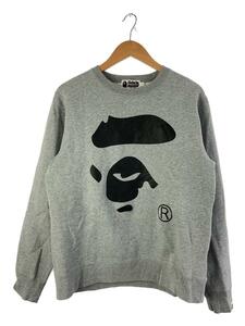 A BATHING APE◆スウェット/L/コットン/GRY/001GDJ201002H