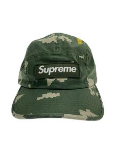 Supreme◆21FW/Military camp cap/FREE/コットン/GRN/カモフラ/メンズ