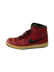 NIKE◆AIR JORDAN 1 RETRO HI PREMIER/エアジョーダンレトロハイプレミア/レッド/28cm/