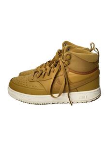 NIKE◆COURT VISION MID WNTR_コート ビジョン MID WNTR/25.5cm/BEG