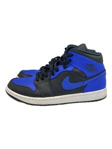 NIKE◆AIR JORDAN 1 MID_エア ジョーダン 1 ミッド/27.5cm/BLU