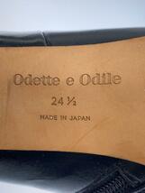 Odette e Odile UNITED ARROWS◆パンプス/24.5cm/BLK/レザー_画像5