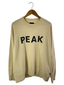 snow peak◆23AW/別注/PEAKスウェット/M/コットン/IVO/JSR-SW-23AU001