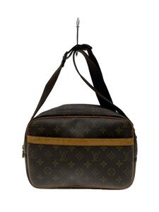 LOUIS VUITTON◆リポーターPM_モノグラム・キャンバス_BRW/PVC/BRW/総柄