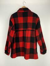 Woolrich◆ブルゾン/XL/ウール/RED/チェック_画像2