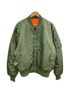 ALPHA INDUSTRIES◆フライトジャケット/XL/ナイロン/KHK