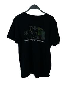 THE NORTH FACE◆Tシャツ/M/ポリエステル/BLK/プリント/nt31622