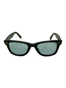 Ray-Ban◆WAYFARER/サングラス/ウェリントン/プラスチック/BLK/BLU/メンズ/RB2140-F