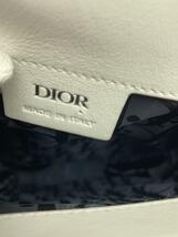 Christian Dior◆ショルダーバッグ/レザー/WHT/総柄/サドルバッグ/ボクシー_画像6