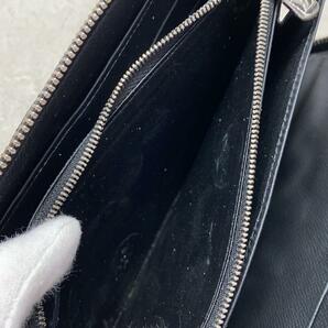 LOUIS VUITTON◆長財布/PVC/BLK/メンズ/N40204/ジッピーオーガナイザーNM/の画像5