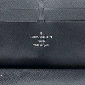 LOUIS VUITTON◆長財布/PVC/BLK/メンズ/N40204/ジッピーオーガナイザーNM/の画像3