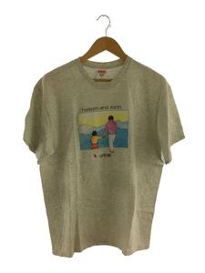 Supreme◆19AW/Heaven and Earth Tee/Tシャツ/M/コットン/GRY//