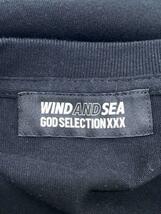 WIND AND SEA◆長袖Tシャツ/M/コットン/BLK//_画像3