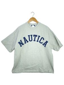 NAUTICA◆Tシャツ/L/コットン/GRY/222-1225//