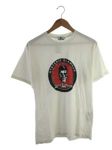 HYSTERIC GLAMOUR◆ROCKERS/Tシャツ/M/コットン/WHT/02212CT20//