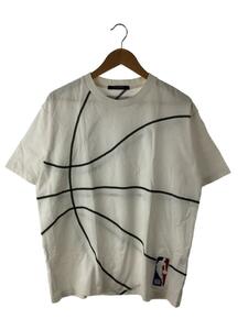 LOUIS VUITTON◆×NBA/Tシャツ/XL/コットン/WHT/VCCM09//