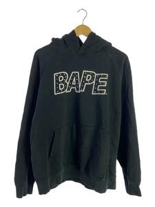 A BATHING APE◆パーカー/L/コットン/BLK