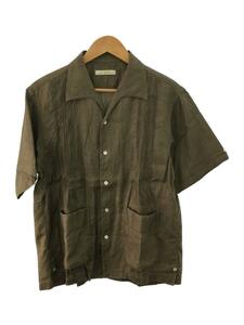 OLD JOE&CO.* рубашка с коротким рукавом /14.5/linen/BRW/191OJ-SH06/HAVANA SHIRTS//