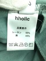 hholic/半袖ワンピース/-/レーヨン/GRN/無地//_画像4